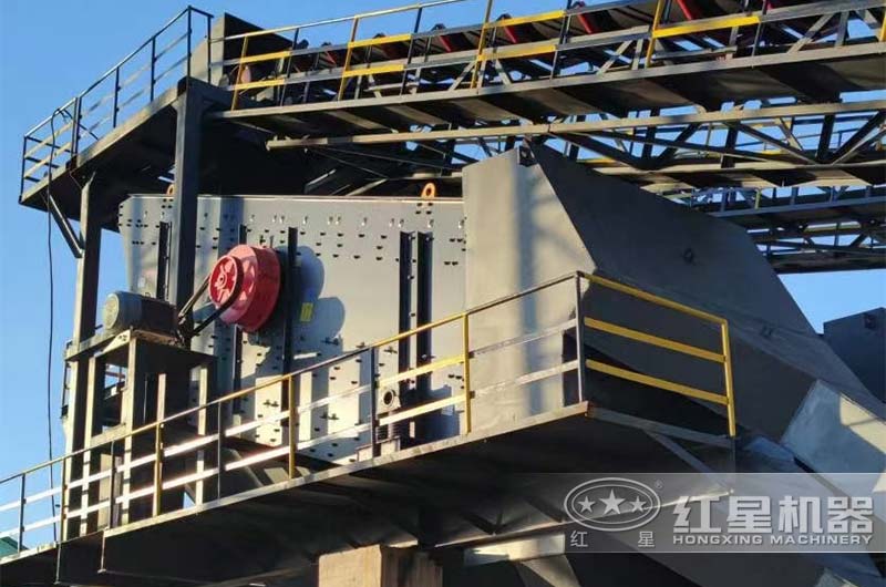 振动筛分机现场 振动筛分机现场