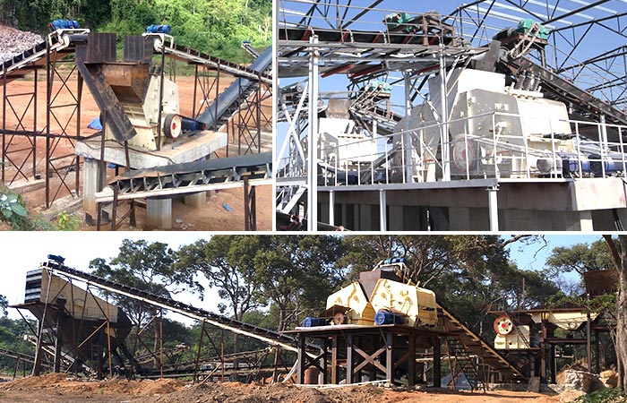 400t/h石子破碎机生产现场图