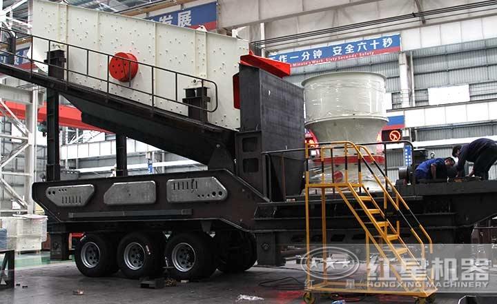 轮胎式圆锥移动破碎站