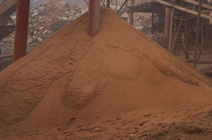 建筑垃圾破碎后成品